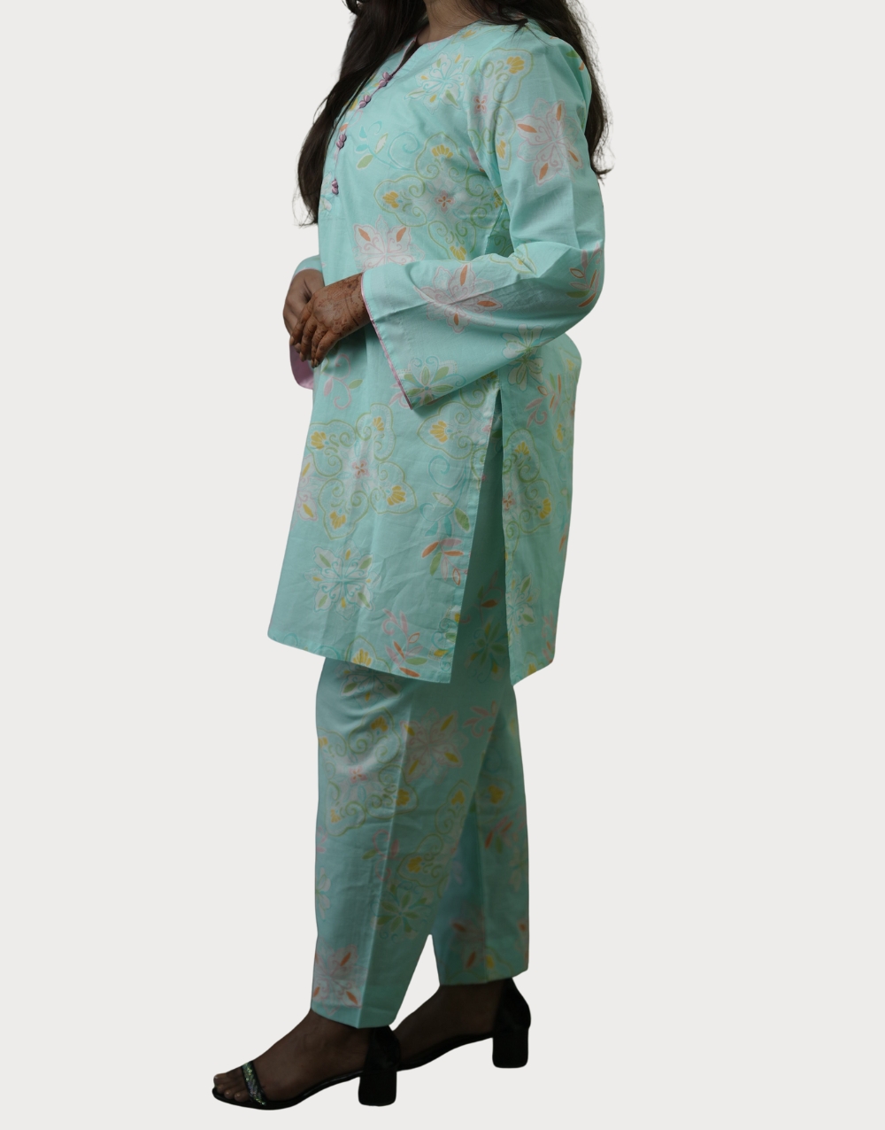 Premium Lawn Cotton Co-ord Set (2-Piece) - Image 3